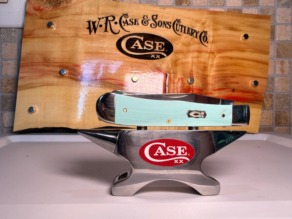Seafoam Green G-10 Smooth Trapper